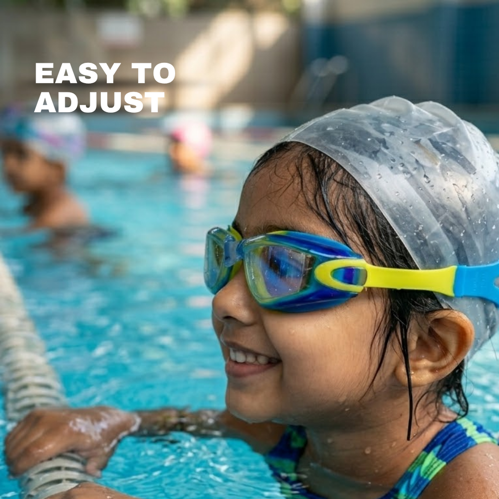 Clear-Lens Swimming Goggles for Clear, Confident Swims for Kids