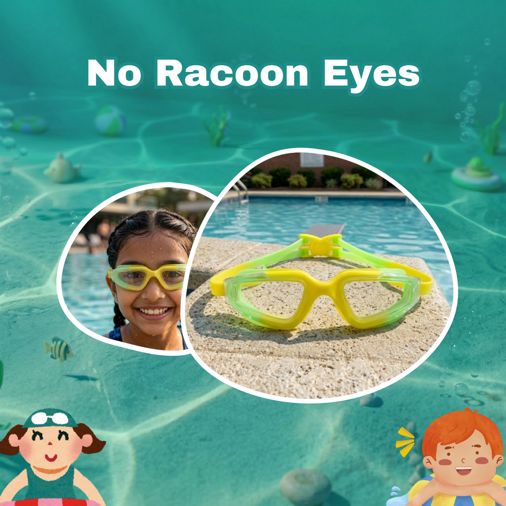 Clear-Lens Swimming Goggles for Clear, Confident Swims for Kids