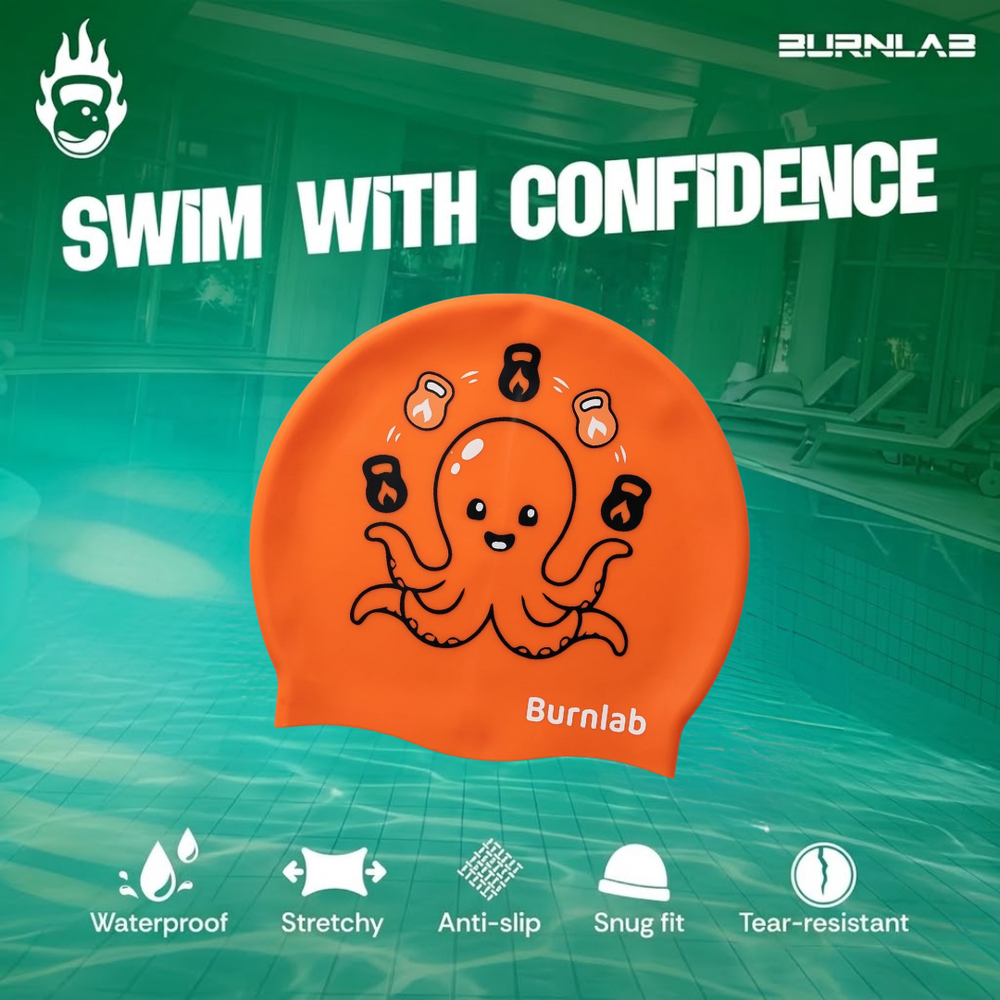 Comfort-Fit Swimming Cap for Kids