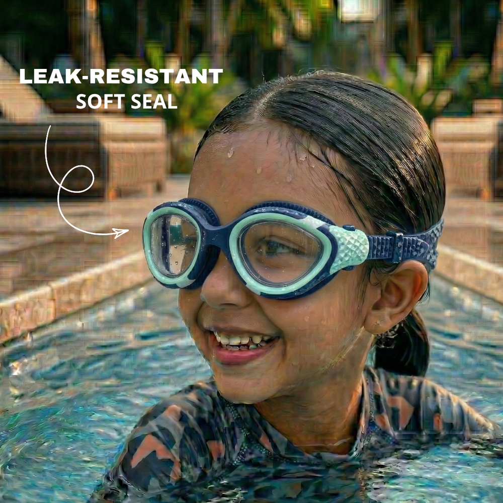 Clear-Lens Swimming Goggles for Clear, Confident Swims for Kids
