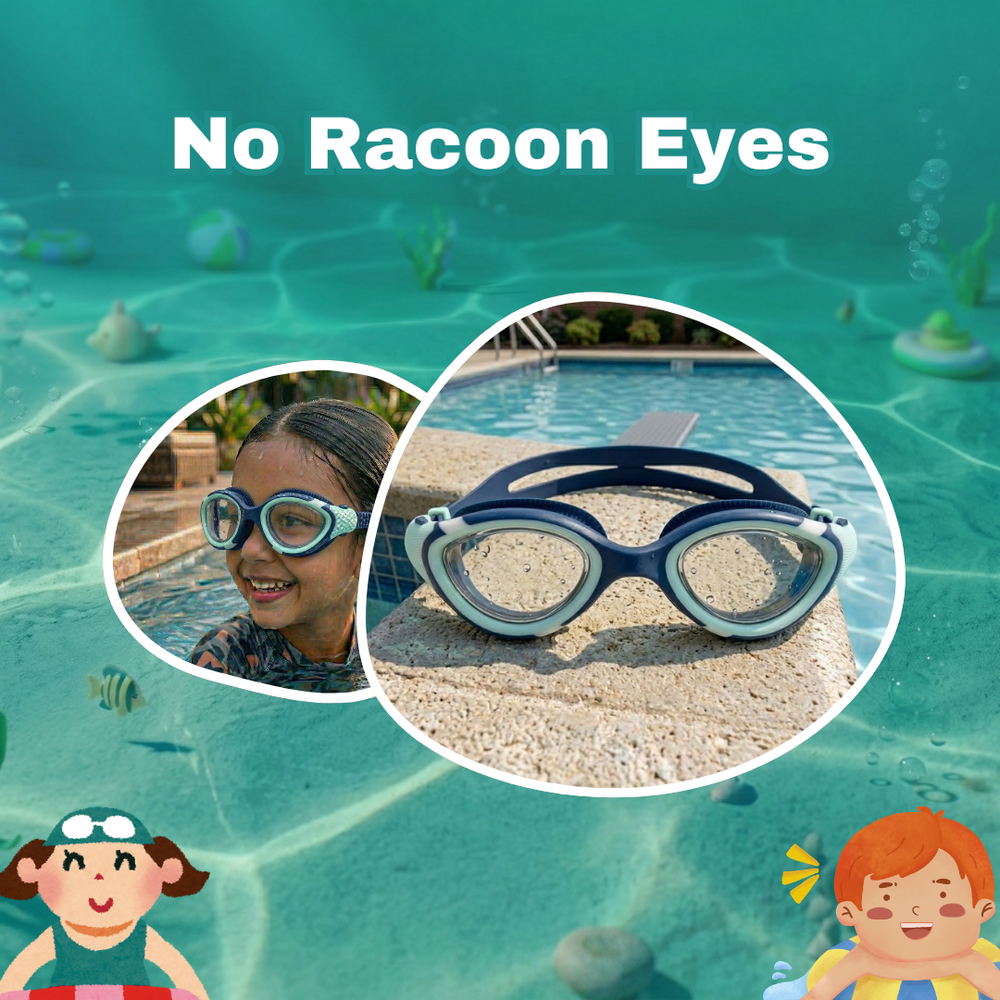 Clear-Lens Swimming Goggles for Clear, Confident Swims for Kids