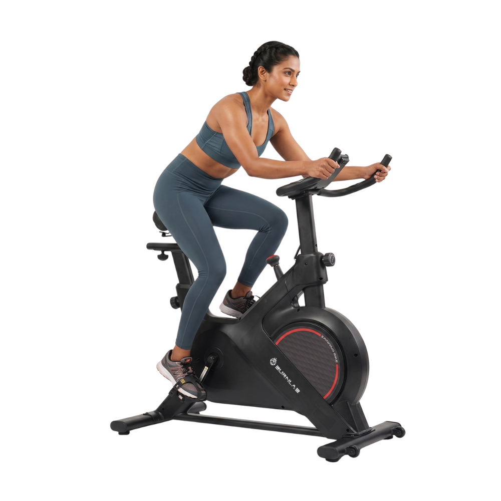 Burnlab RideMax Spin Bike - 6KG Flywheel