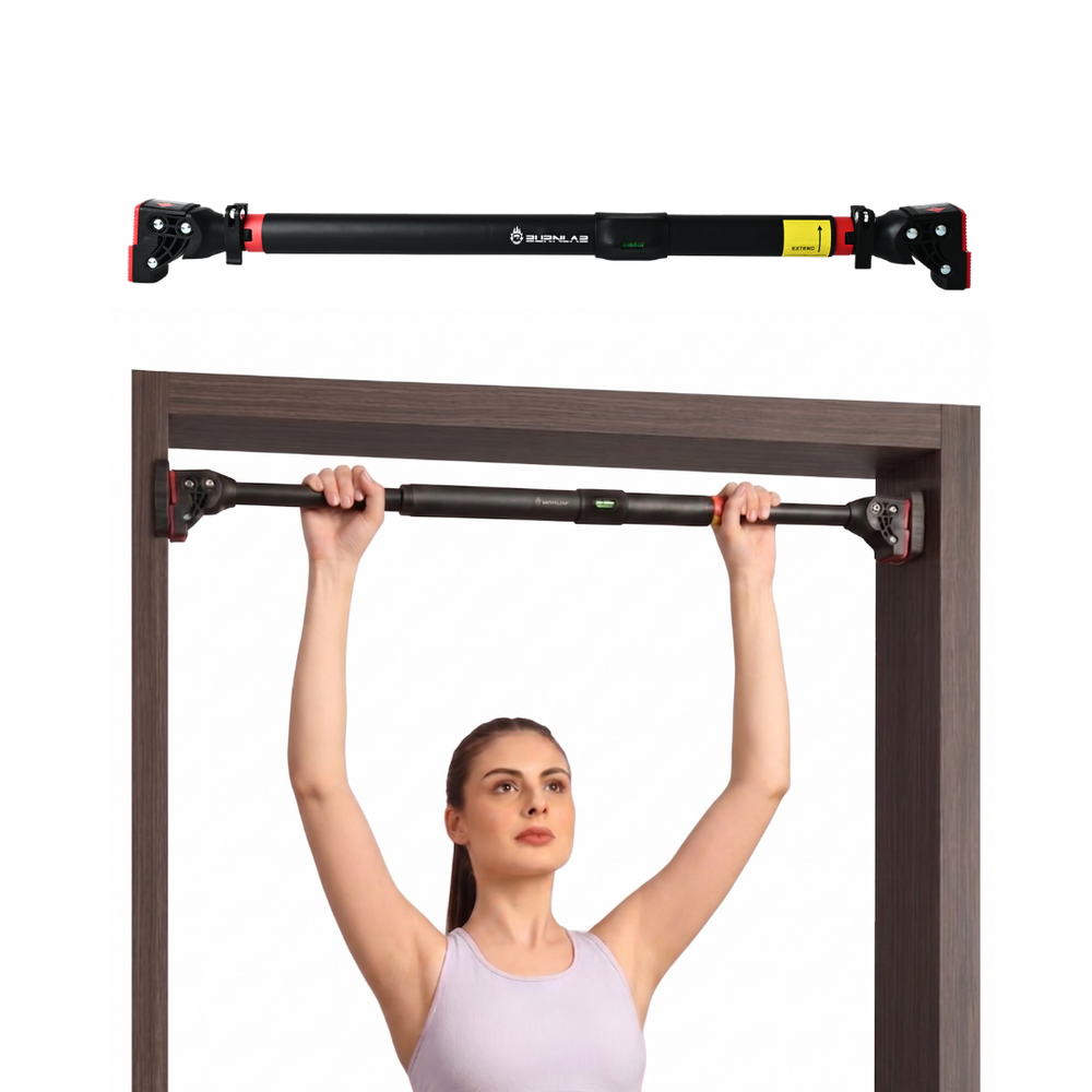 Burnlab CoreLift: Adjustable Doorway Pull-Up Bar