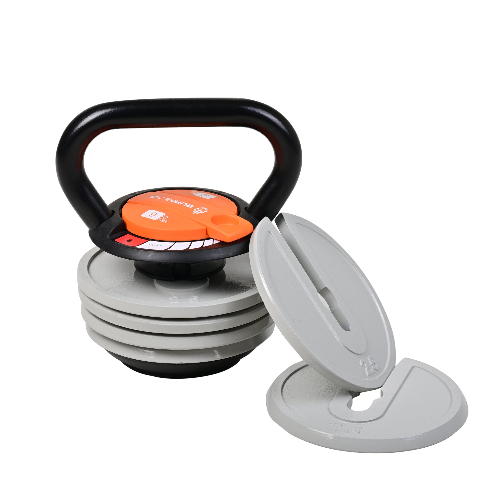 Burnlab Adjustable Kettlebell (2.3 to 18 Kgs)