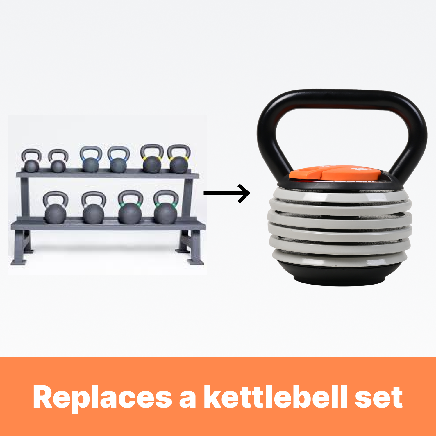 Adjustable Kettlebell (2.3 to 18 Kgs)