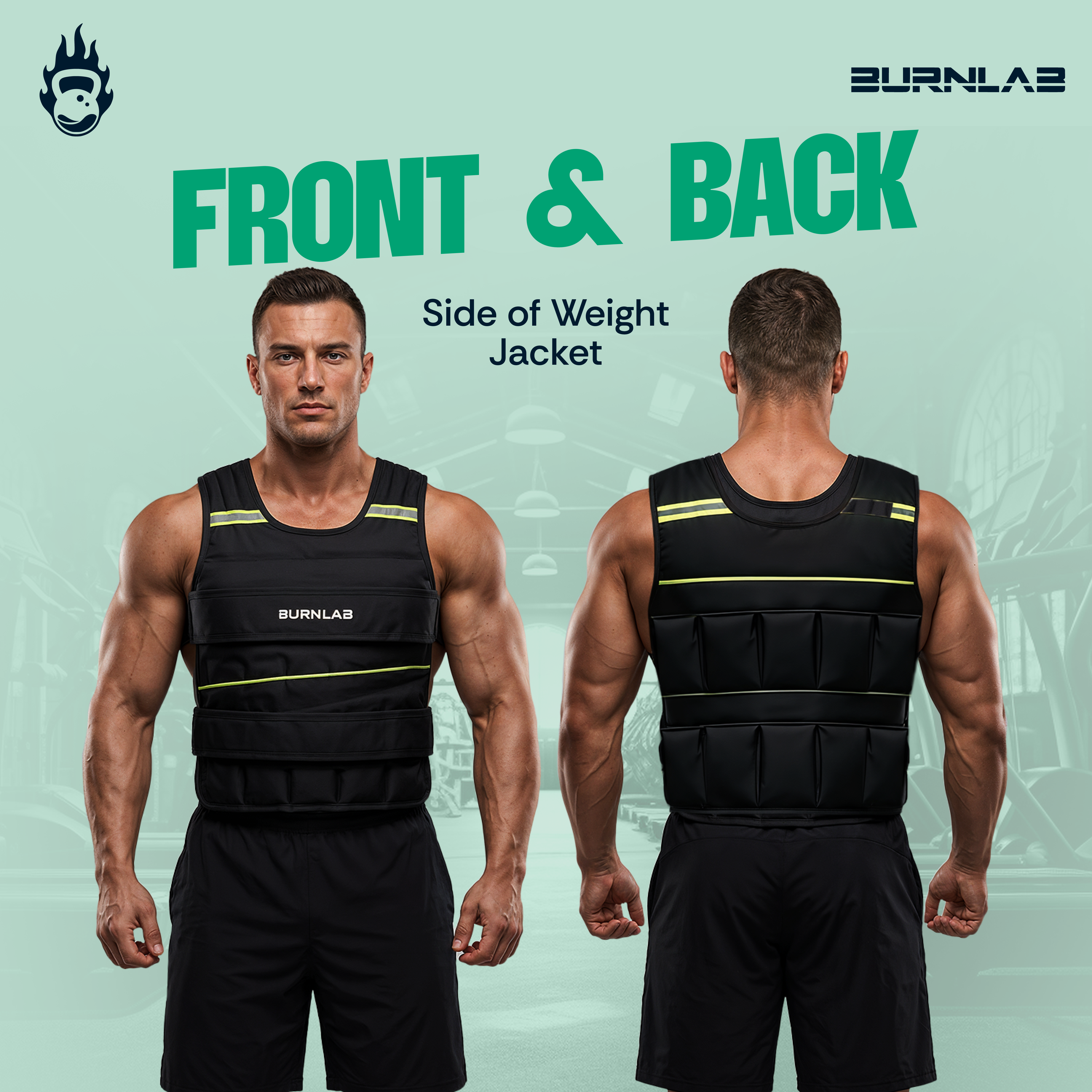 Burnlab Adjustable Weight vest Jacket