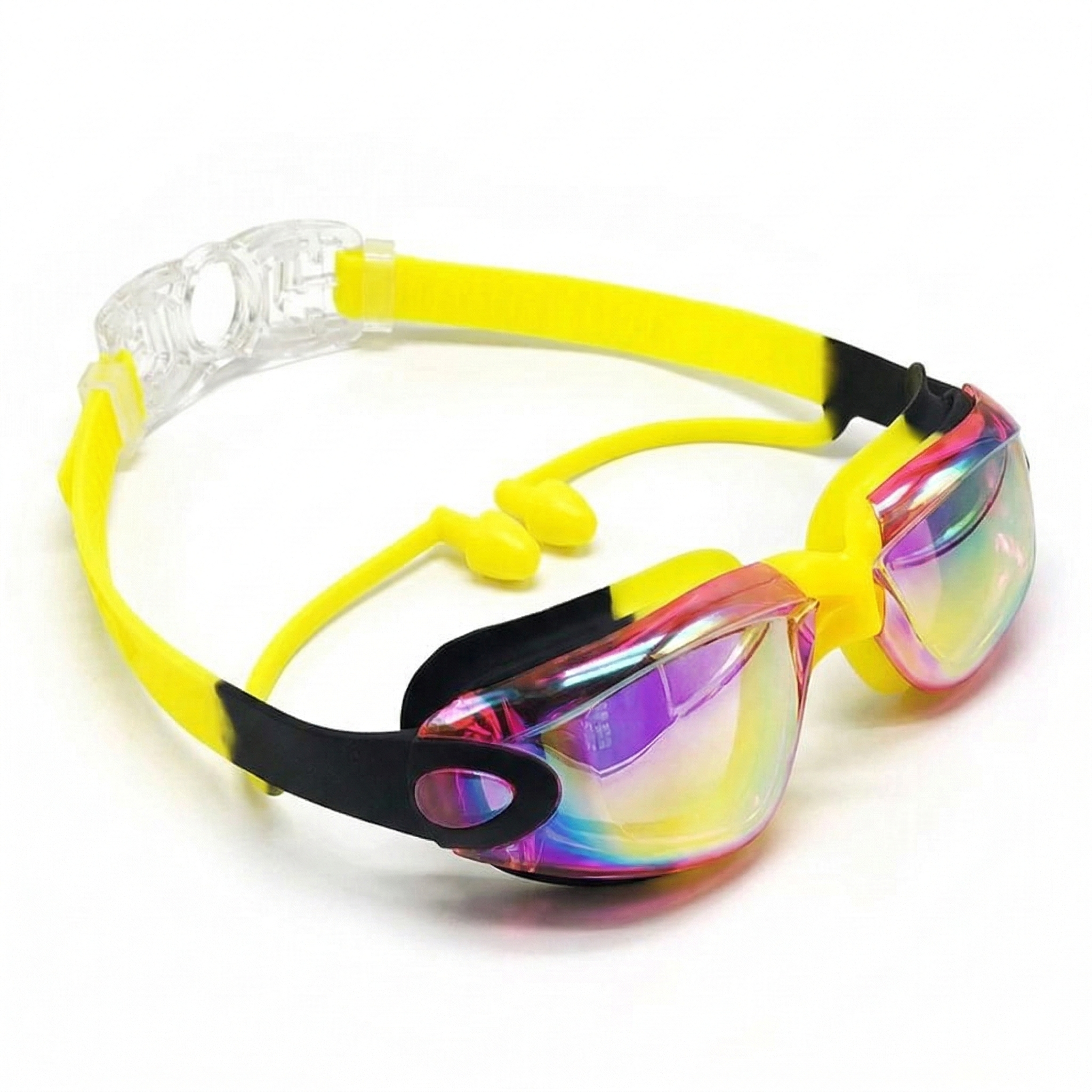 Kids Mirrored-Lens Swimming Goggles for Reduced Glare