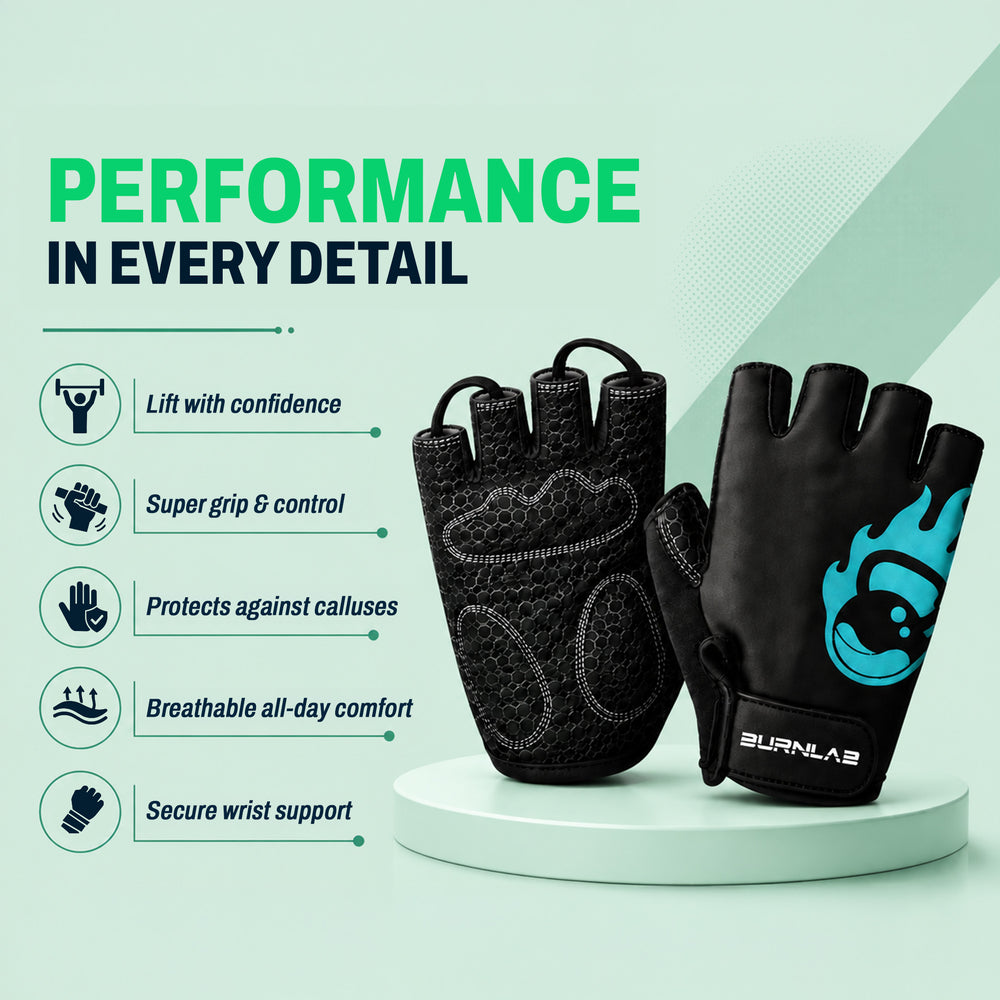 Flex Gym Gloves(Blue)