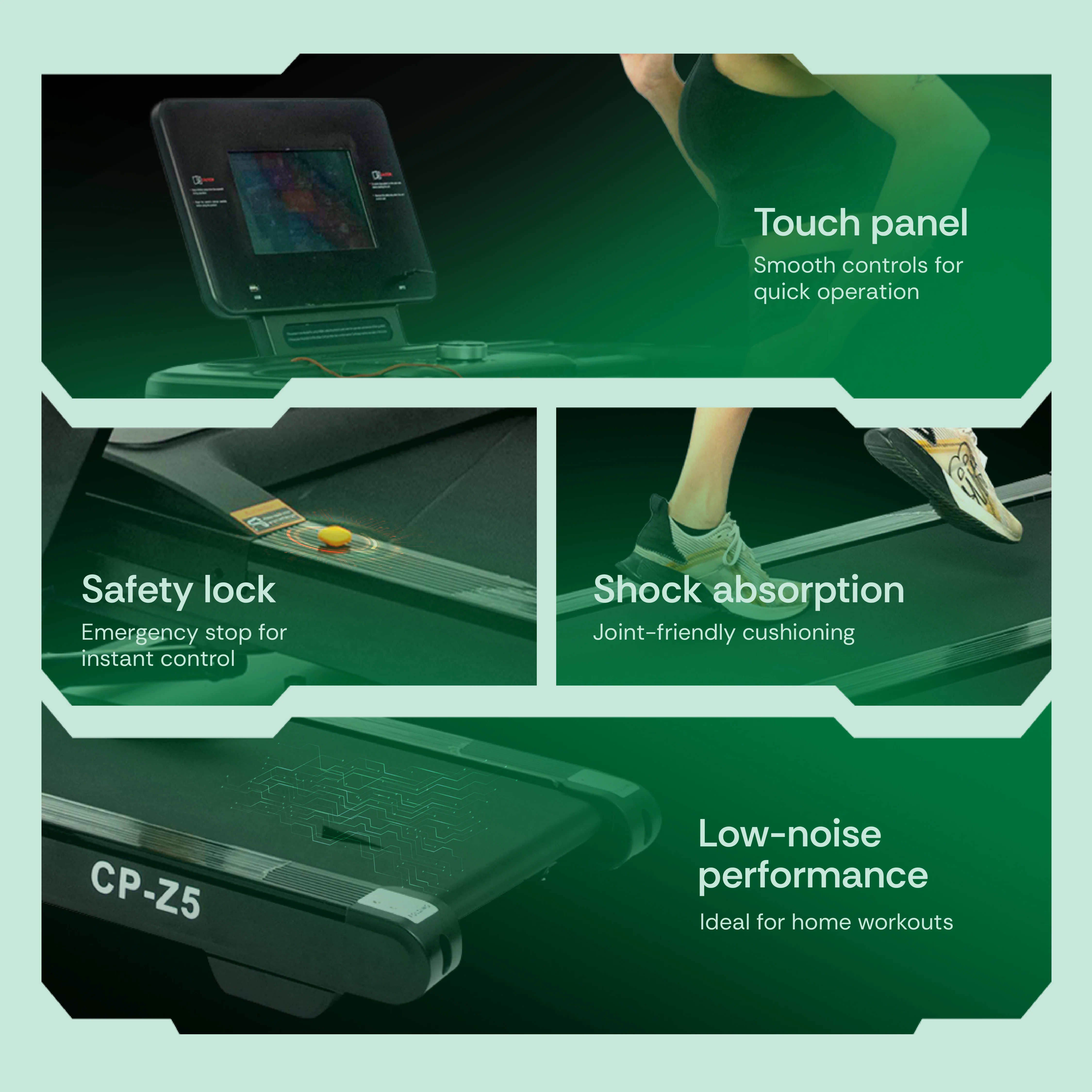 Burnlab Treadmill Pro 3.2 - 15% incline, 10.1" TFT Screen