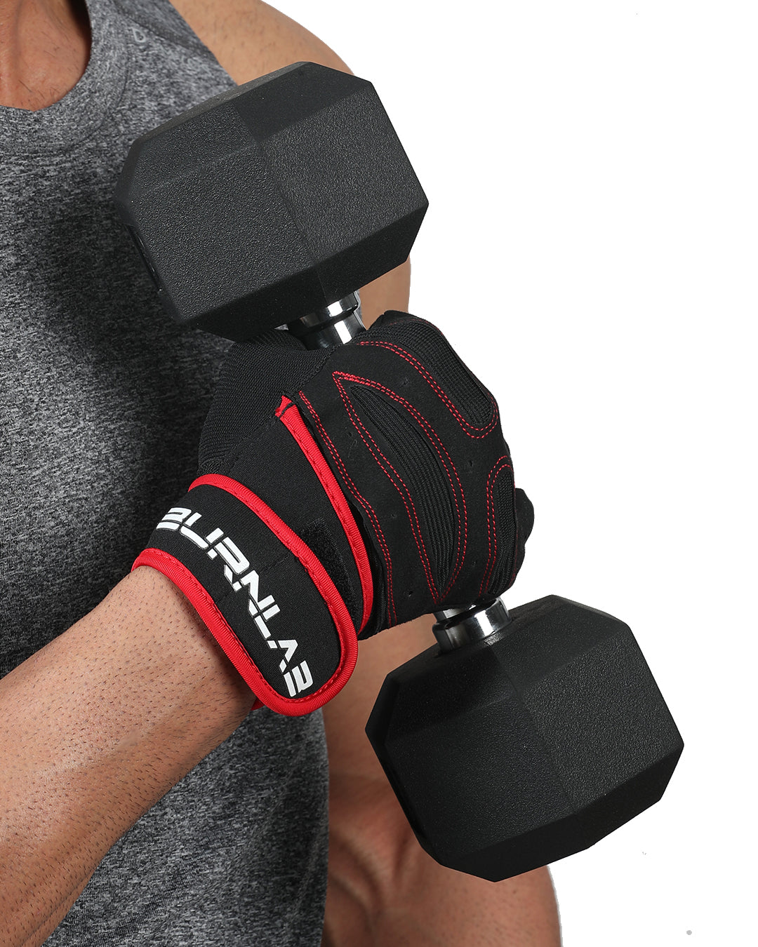 Active F8 Gloves ( Black Red) - Burnlab.Co