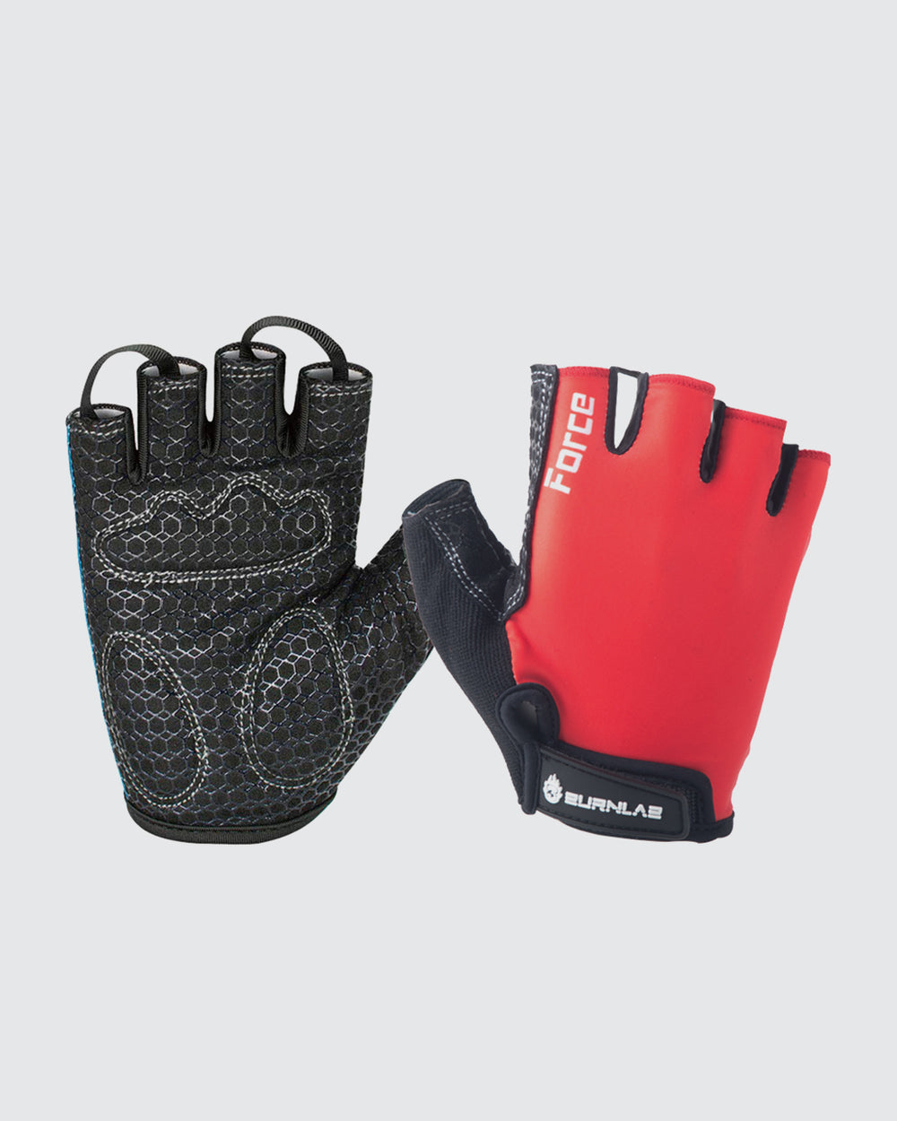 Flex & Force Sweat Wicking Gym Gloves With Grippy Padding - Men and Women - Burnlab.Co